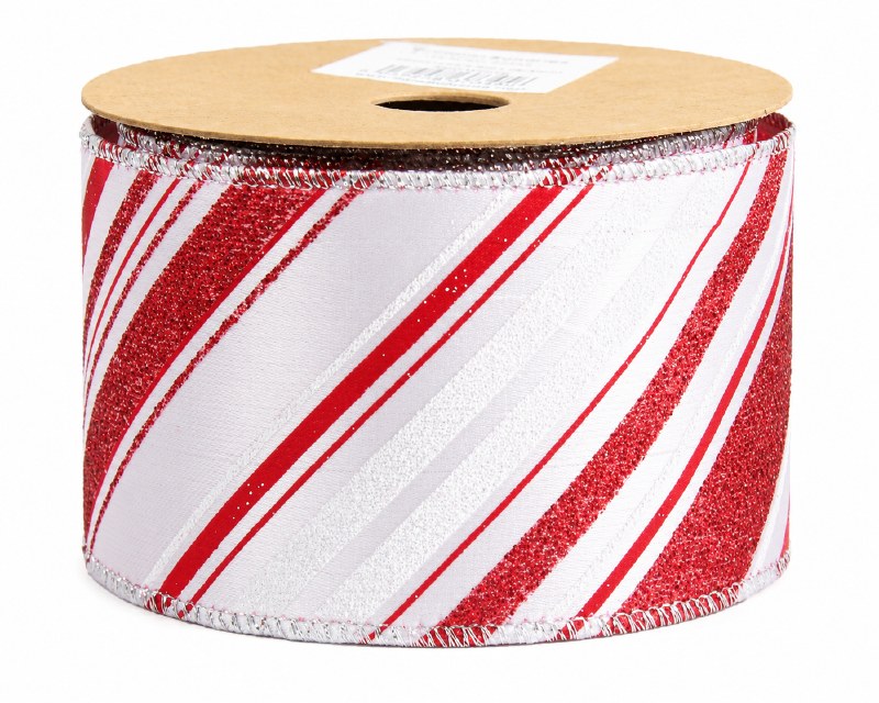 Picture of Wired Edge Candy Ribbon 6.5cm x 10 Yards